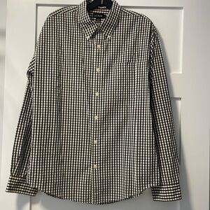 J Crew black & white shirt